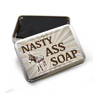 Jabón Nasty Ass - Jabón en barra para adultos - Jabón negro, hecho con carbón activado - Imagen 1 de 4