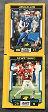 2023 Panini Score Football NFL base Gold Parallel Vets & Rookies RC - You Pick!