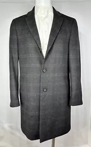 Soprabito Hart Schaffner Marx lussuoso misto lana 40 L pannello finestra - Foto 1 di 14