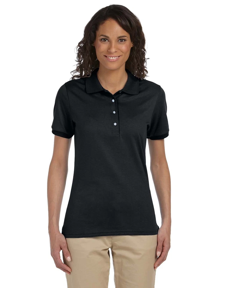 Camisa Polo Jerzees Mujer Manga Corta SpotShield Sólida M-437W Foto 1 de 1