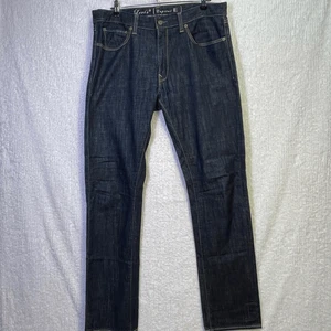 Pantalones de mezclilla rectos ajustados Levi’s Blue Capital E talla 36 - Imagen 1 de 12