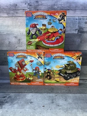 Lot of 3 Mega Bloks Skylanders Giants TERRAFIN / SPROCKET/FLAMESLINGER - Image 1 of 4