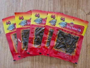 UK Stock- Nepali Spicy Instant Fish Packed, Starter, Snacks, Hot Ready To Eat - Picture 1 of 2