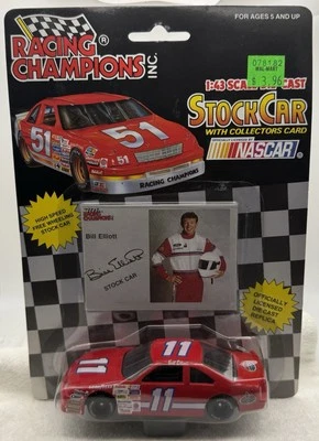 Bill Elliott 1992 Nascar Racing Champions  1/43 With Collector Card #11 AMOCO - Image 1 of 2