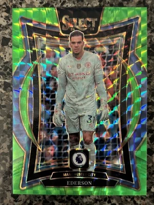 2024-25 Panini Premier League Select Soccer #54 Ederson Green Fluorescent /125 - Image 1 of 2