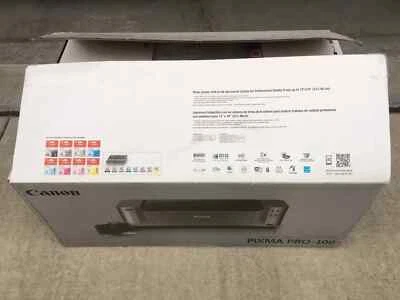 Canon PIXMA PRO-100 Inkjet Color Digital Photo Printer (BODY ONLY, see details) - Image 1 of 2