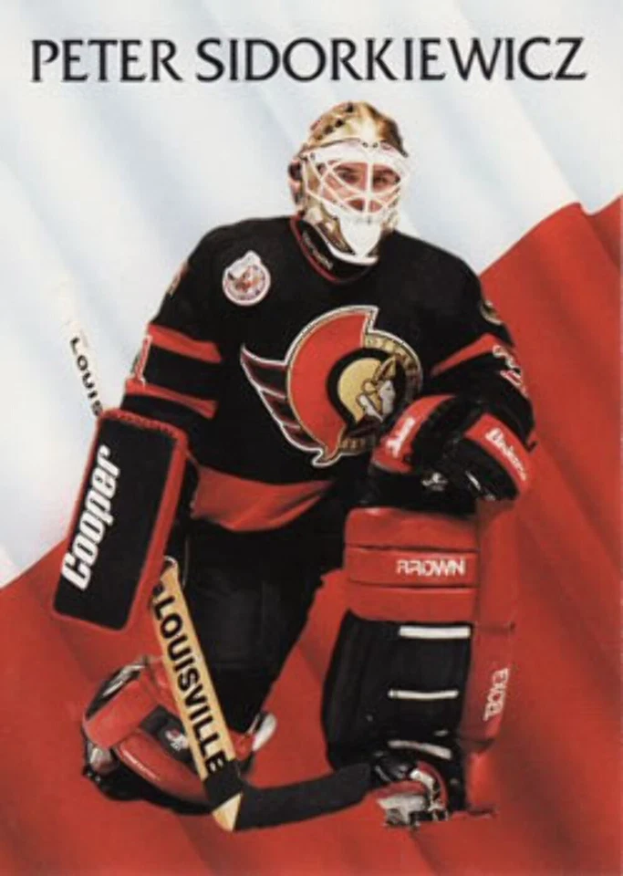 #450 Peter Sidorkiewicz - Ottawa Senators - 1992-93 Parkhurst Hockey - Image 1 of 1