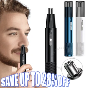 Electric Nose Ear Hair Trimmers Remover Professional Rechargeable Clipper USB - Picture 1 of 15