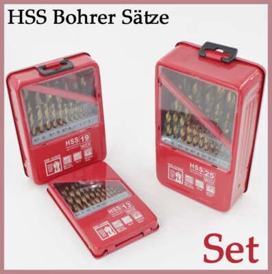 Bohrerset Titan HSS Metallbohrer Werkzeug Spiralbohrer Holzbohrer Auger 1mm~13mm - Bild 1 von 4