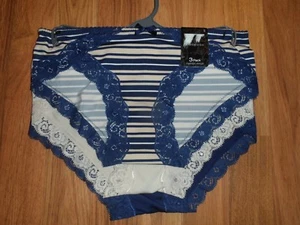 3 hi-cut bikini ~~ medium 6 ~ Kathy Ireland polyester - Picture 1 of 8