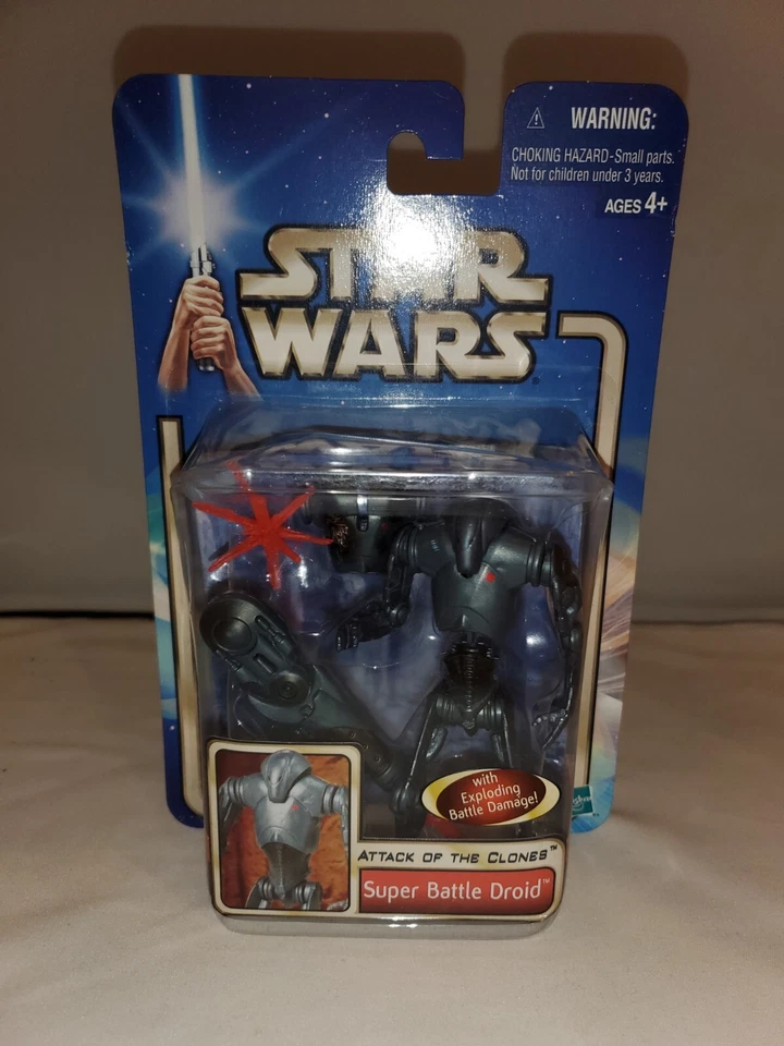 Hasbro Star Wars Aotc Super Battle Droid W/ ExLoding Body Moc Action Figure