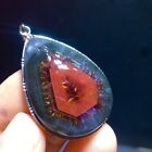 .Natural aurora 23-day eye crystal drop pendant for men and women
