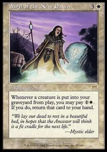 Sigil of the New Dawn SP Onslaught MTG Magic the Gathering White English Card - Picture 1 of 1