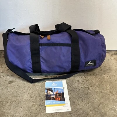 Vintage Gregory Carmel Duffel Bag Medium Ultra Violet Purple Japan MADE IN USA - Изображение 1 из 4