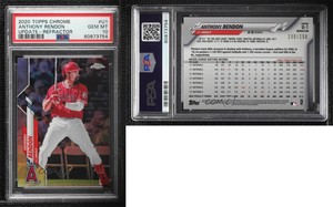 2020 Topps Chrome Update Target Refractor /250 Anthony Rendon #U-1 PSA 10 GEM MT