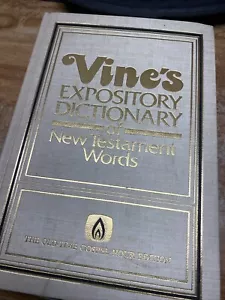 Vines Exposition Dictionary of New Testament Bible Words Old-Time Gospel Hour - Imagen 1 de 9