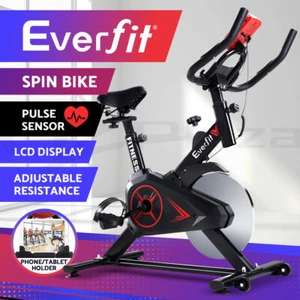 Everfit Spin Bike Exercise Bike Flywheel Fitness Workout Home Gym - Picture 1 of 11