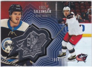 2021-22 Upper Deck Extended Cole Sillinger Spx Finite /2999 Rookie #SF-15
