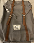 Herschel Little America Backpack Gray LapTop Bag Travel Hike School Red  Liner
