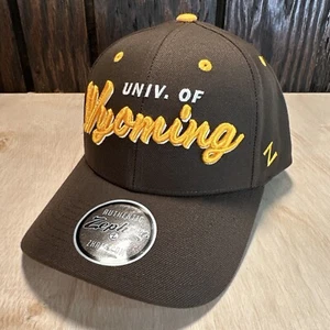 Zephyr NCAA University of Wyoming Snapback Hat Cap NWT Script Cowboys Retro NEW - Picture 1 of 14