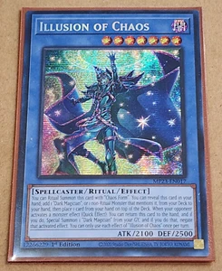*** ILLUSION OF CHAOS *** 1ST EDITION PRISMATIC SECRET RARE MP23-EN017 YUGIOH - Picture 1 of 2