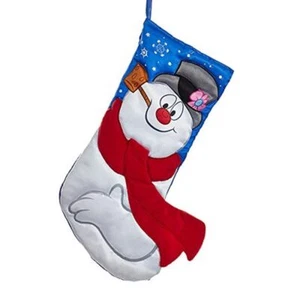 Frosty the Snowman with Red Scarf Christmas Stocking 19 Inch FT7171 New - Picture 1 of 1