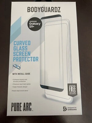 BODYGUARDZ CURVED GLASS SCREEN PROTECTOR FOR GALAXY S9+ - Image 1 of 2