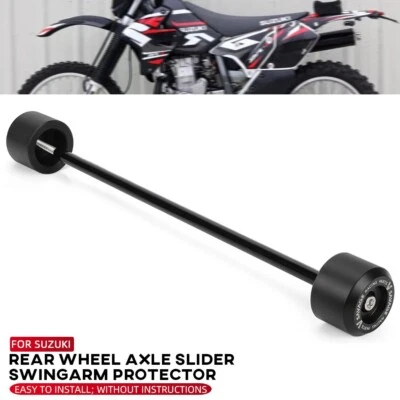 Protector de choque deslizante de eje de horquilla de rueda trasera para SUZUKI DRZ400S DRZ 400E 2000-2023 Foto 1 de 4