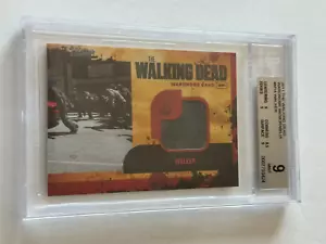 2011 Cryptozoic THE WALKING DEAD Zombie Walker RELIC Worn Costume Wardrobe BGS 9 - Picture 1 of 3