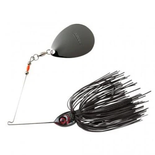 Booyah BYMT34601 Moon Talker Spinnerbait 3/4 Oz Black and Silver