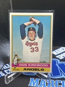 1976 Topps Baseball Don Kirkwood Karte #106 California Angels EX - Bild 1 von 2