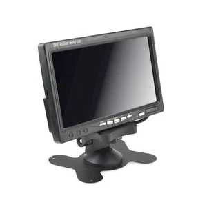 OVP: 7" TFT Monitor AUTO PKW KFZ mit Standfuß/ Einbaurahmen/ Lautsprecher - Bild 1 von 6