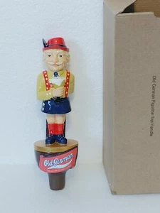 Rare NOS Old German Man Mint NIB 10" Beer Tap Handle Herman German Keg Sign - Bild 1 von 7