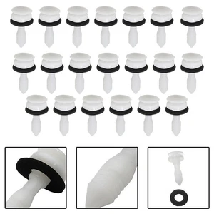 Clips de fixation intérieur garniture panneau carte porte voiture blanc type Ja - Picture 1 of 12