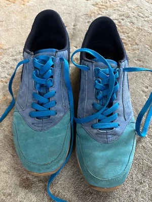 Zapatilla deportiva Brooks Chariot retro de gamuza azul/azul marino para hombre - talla 10/44 Foto 1 de 4