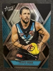 Travis Boak Signed 2025 AFL Select Luminous Port Adelaide - Picture 1 of 1