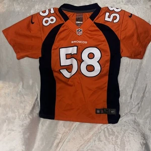 Nike Von Miller Jersey Youth M 10-12 Short Sleeve On Field Denver Broncos NFL - Picture 1 of 4