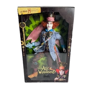 NEW Mattel 2010 Barbie Alice In Wonderland Ken as The Mad Hatter Johnny Depp - Picture 1 of 8