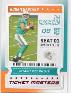 2020 Panini Rookies & Stars - Ticket Masters Tua Tagovailoa #12 (RC) - Picture 1 of 2