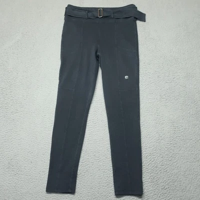 Pantalones al tobillo Express para mujer talla M negros con cinturón pierna ajustada tiro alto elásticos nuevos con etiquetas Foto 1 de 4