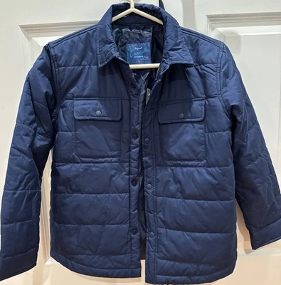 Chaqueta camisas acolchadas azul marino Jcrew Crewcuts nueva con etiquetas - Certificado de Comercio Justo - $118 Foto 1 de 4