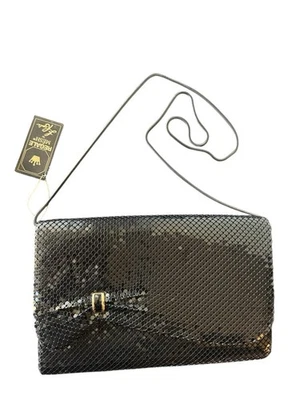 Винтажный белый металлический сетки Regale наплечная сумка сумочка конверт застежки - Изображение 1 из 4