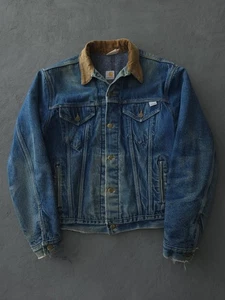 Vintage 1980s Carhartt Blanket Lined Denim Jacket 100 Year Anniversary M - Picture 1 of 13