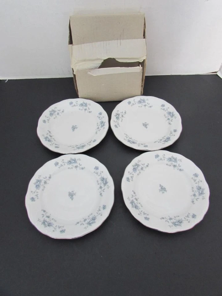 De colección. Platos de pan y mantequilla de jardín azul Johann Haviland - Juego de 4 - (otros nuevos) Foto 1 de 1