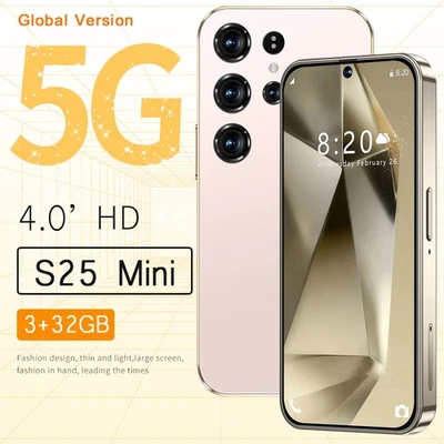 S25 Mini 5G Unlocked Smartphone 32GB Android 13 Dual SIM Cheap Mobile Cell Phone - Image 1 of 4