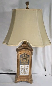 Neiman Marcus Decorative Mirrored and Gold Table Lamp 29 in. (73.7 cm.) - Picture 1 of 6