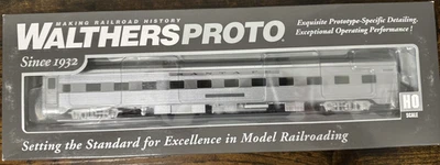 Walthers PROTO HO #920-16400 85’ P-S 11 DBL BR Sleeper Santa Fe - Lighted NIB CC - Image 1 of 4