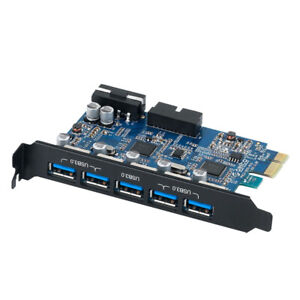 P - ORICO PVU3-5O2I Booster USB 3.0 5 Port + USB3.0 20PIN PCI-Express Card In...
