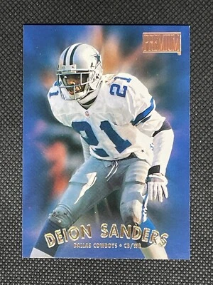 1997 Skybox Premium - Deion Sanders #155 - Dallas Cowboys - Image 1 of 2