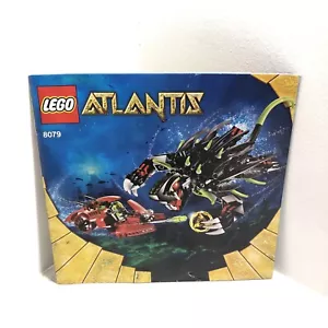 LEGO ATLANTIS SHADOW SNAPPER 8079 INSTRUCCIONES LIBRO DE MONTAJE MANUAL SOLO PARA SET - Imagen 1 de 2